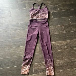Marika Purple and Pink Activewear Set